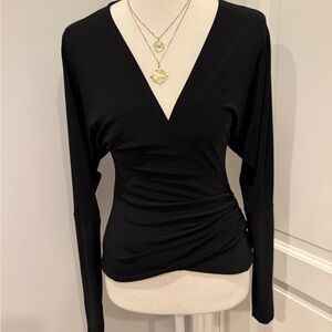Black Wrap Top
